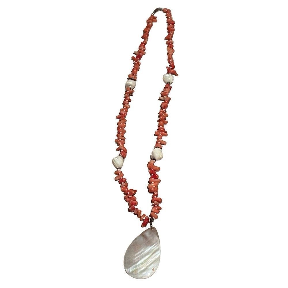 Shell Beaded Pendant Neckless - image 2